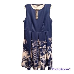 Bright Blue Midi Dress NWT By Lilly by Firmania large